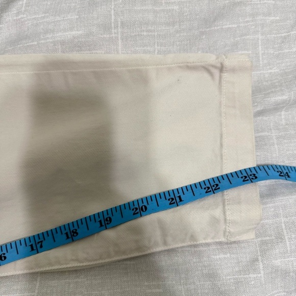 Nili Lotan Paris Pant in Eggshell Drop Crotch Cotton Twill Size 2 Edgy USA Work - Picture 13 of 13